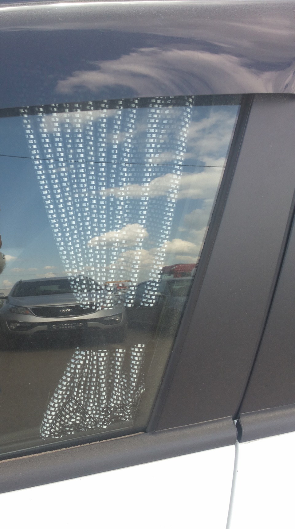 Шторки на передние боковые стекла — KIA Cerato (3G), 1,6 л, 2013 года ...