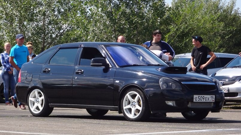 моя ласточка полный сток)))) — Lada Приора хэтчбек, 1,6 л, 2010 года ...