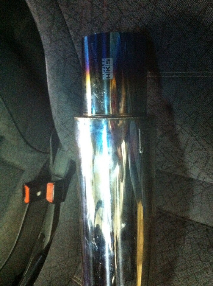 Установка Глушителя HKS Hi Power Muffler — Lada 2114, 1,5 л, 2004 года ...