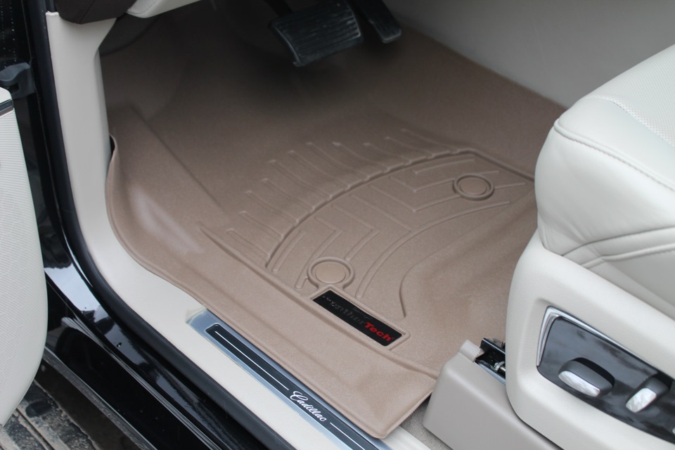 Коврики салона WeatherTech “Cadillac” Escalade ESV 2015, Бежевый, 1+2