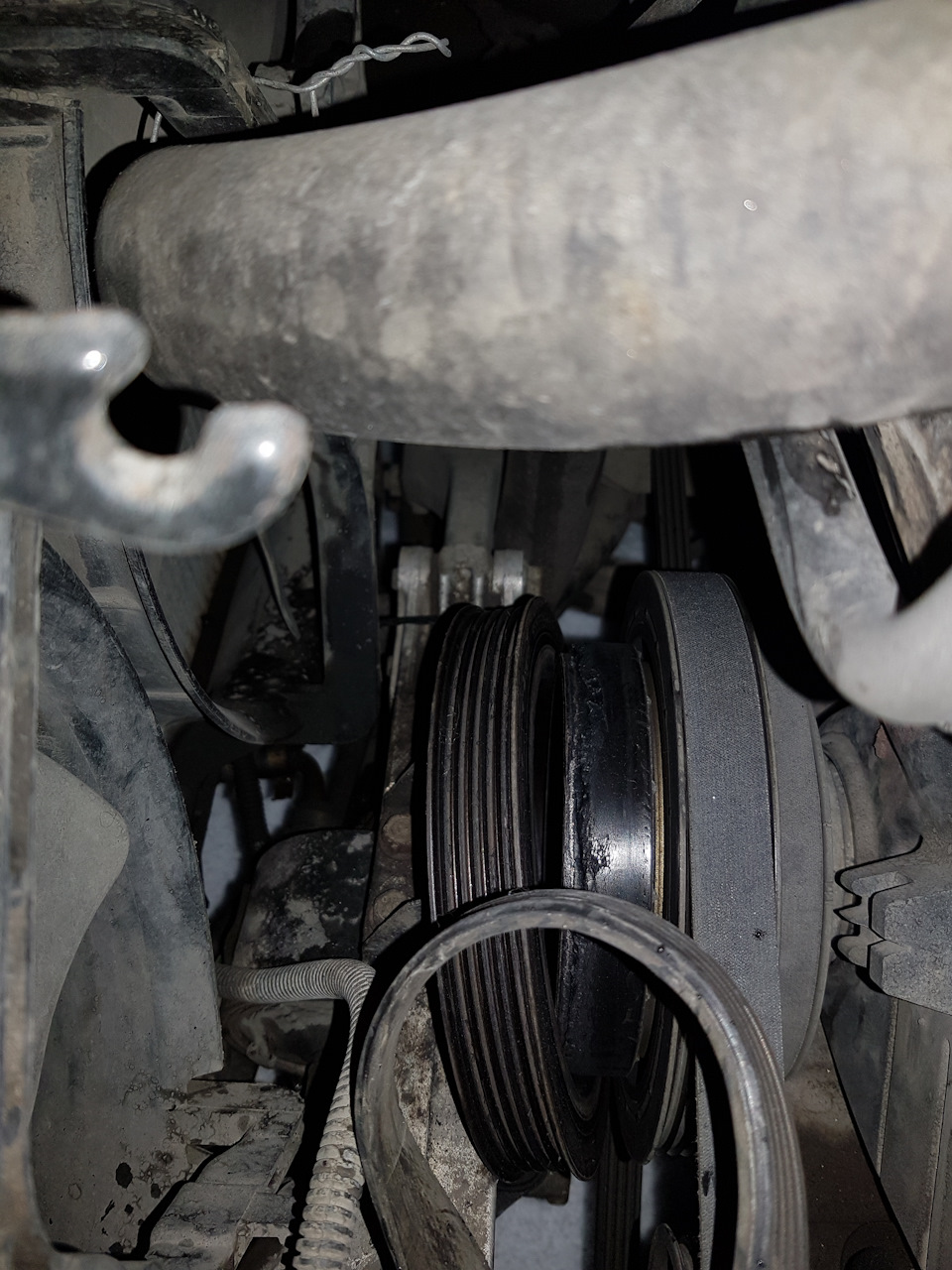 Демпфер шкива коленвала. — Honda Inspire (UA1, UA2, UA3), 3,2 л., 1995 ...