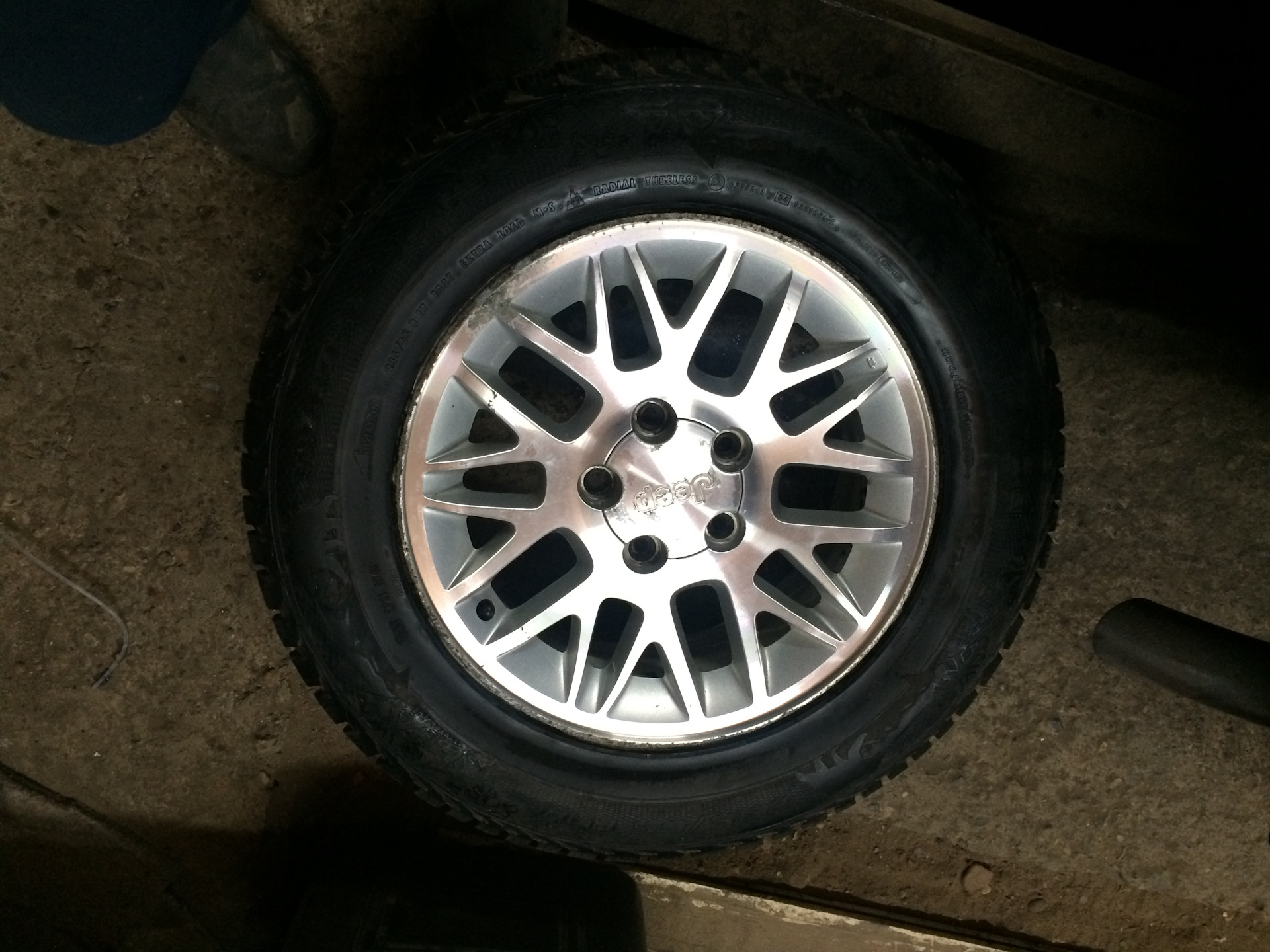 Прикупил зимние колеса. — Jeep Grand Cherokee (WJ), 4 л, 1999 года ...