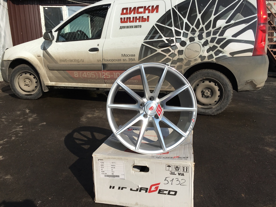 итые диски INFORGED IFG-12 в размере R19х8,5J серебро — Moscow Wheels ...