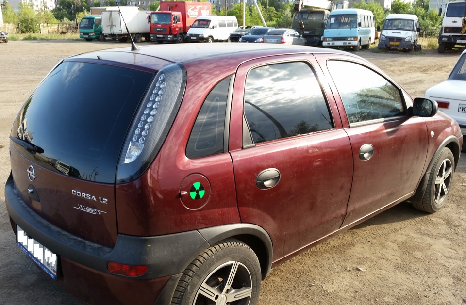 Волжский.Тонировка — Opel Corsa C, 1,2 л, 2002 года | стайлинг | DRIVE2