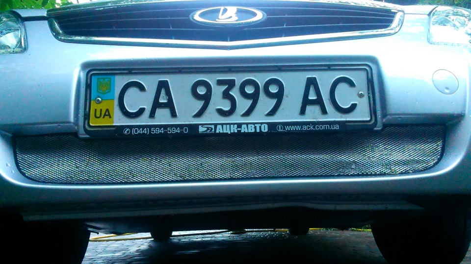 Сеточка — Lada Приора универсал, 1,6 л, 2012 года | кузовной ремонт ...