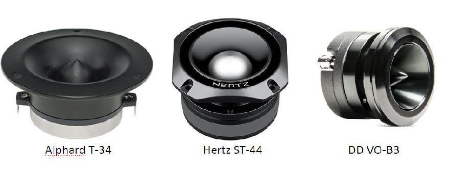 Выбор конечно не большой, но то что есть. Alphard Т-34 считал его самым слабым звеном в прошлой системе, поэтому на тест пошел в довесок. Hertz ST 44 так как планировал строить именно на герцах, то и покупка их была очевидна. DD VO-B3 а вот этот ВЧ взял исключительно для сравнения, так как очень хорошо отзываются про новую линеику DD VO. — Hyundai Tiburon (GK)