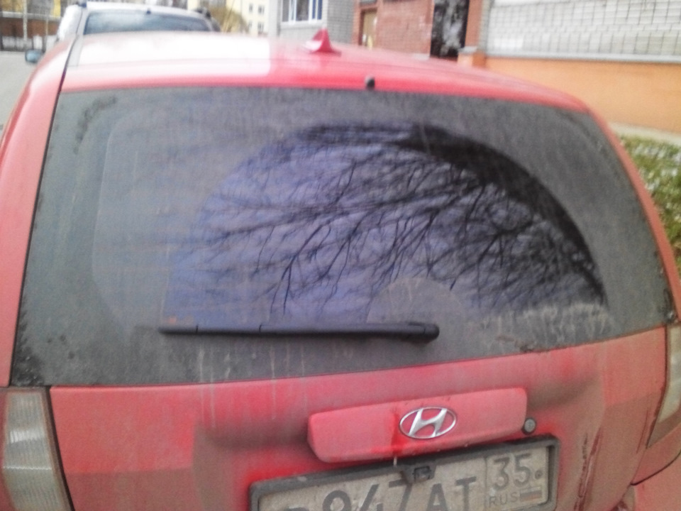 Задний дворник от Киа — Hyundai Getz, 1,4 л, 2008 года | тюнинг | DRIVE2