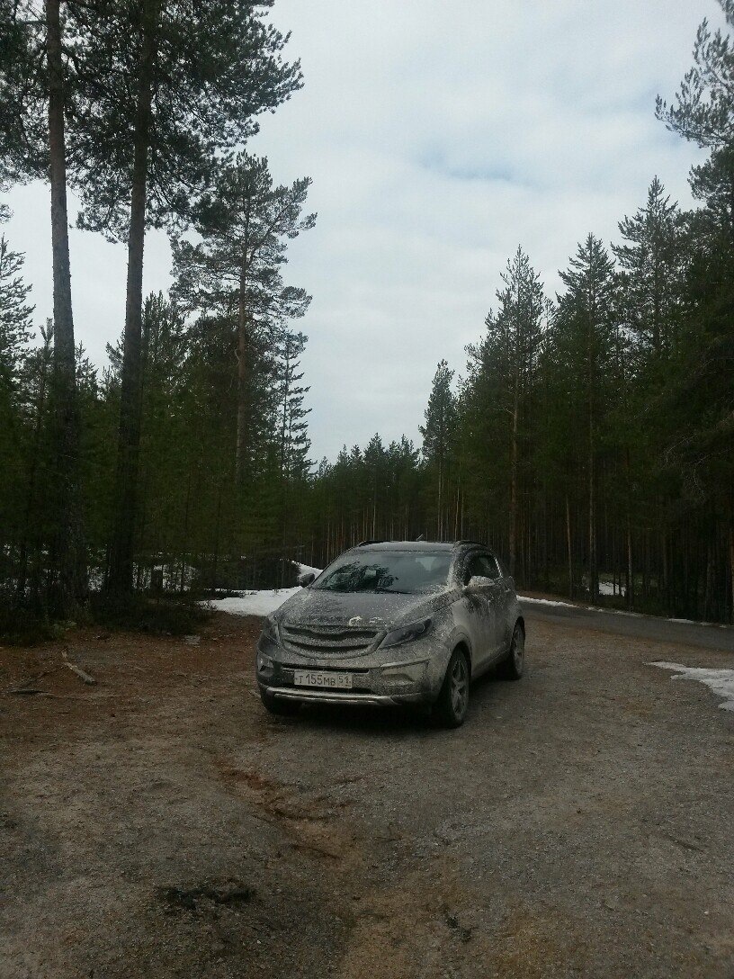 Поездочка Северодвинск-Мурманск. — KIA Sportage (3G), 2 л, 2011 года |  помощь на дороге | DRIVE2