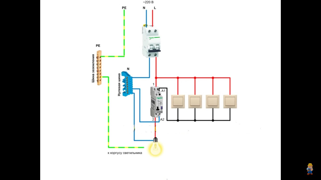 Schneider electric ict 25a схема подключения