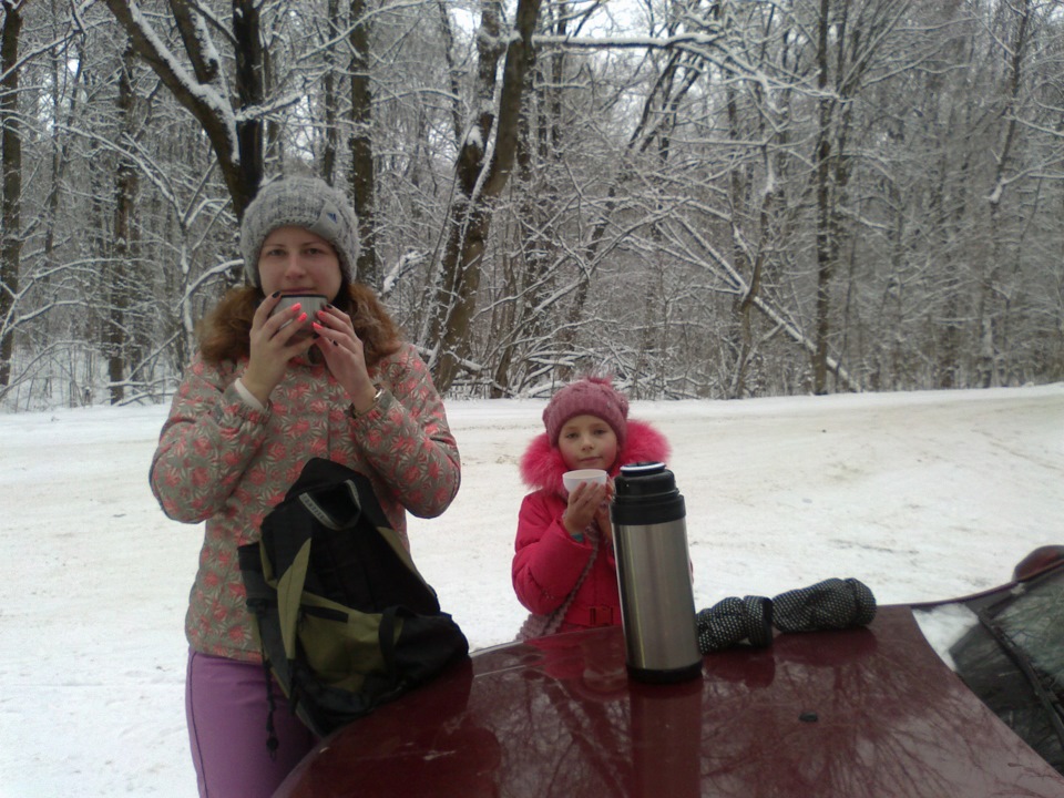 Едем на Дастере в лес кататься на лыжах — Renault Duster (1G), 2 л ...