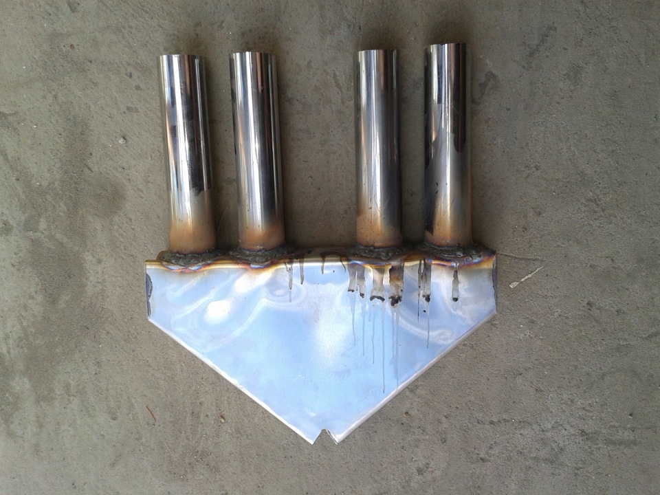 Самодельный ресивер из нержЫ (часть 1) — Lada 21011, 1,7 л, 1975 года ...