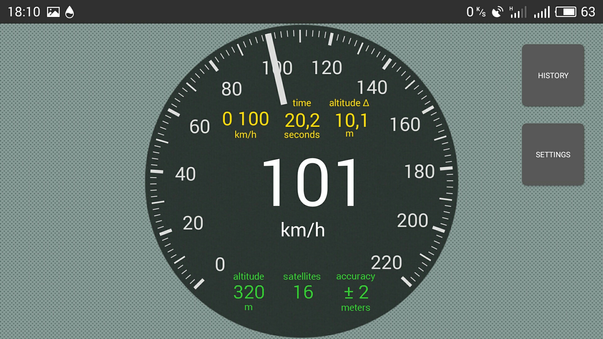 Тест скорости км