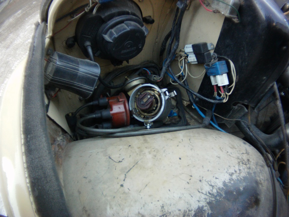 установка подводного зажигания--2. — УАЗ 31514, 2,4 л, 1990 года ...