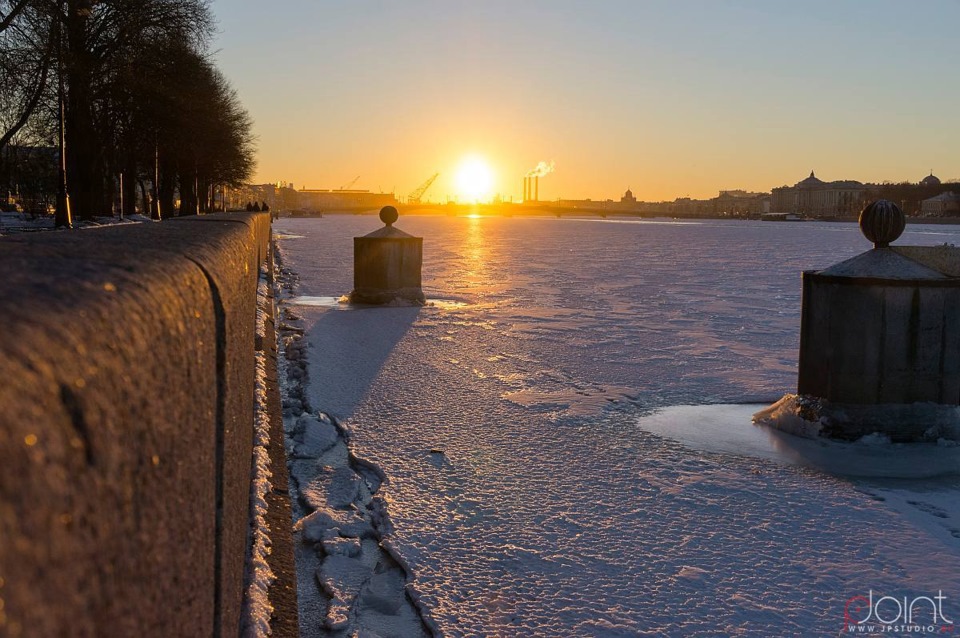 Зима в Петербурге Нева