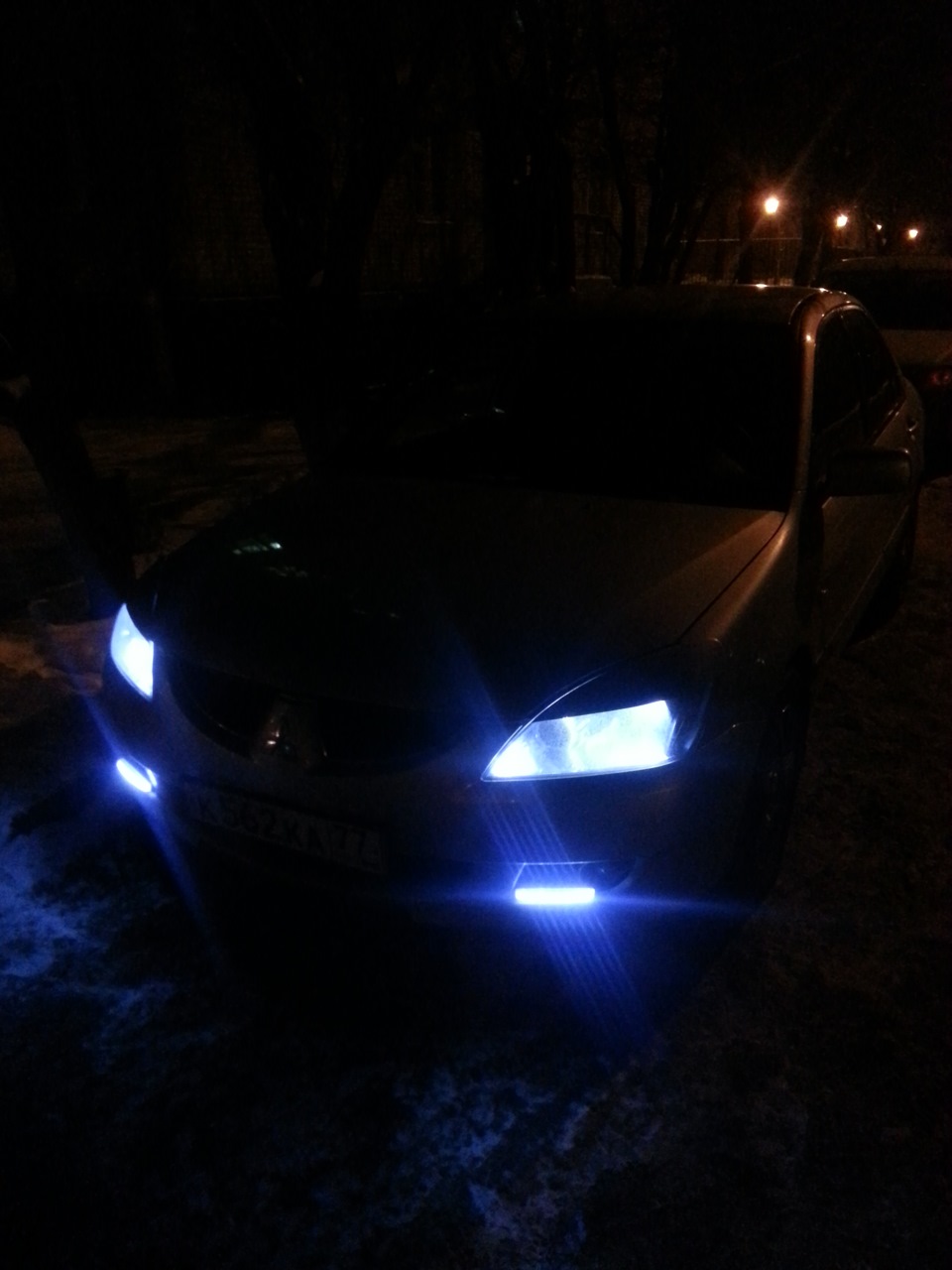 установка дневных ходовых огней))) — Mitsubishi Lancer IX, 1,6 л, 2004 ...