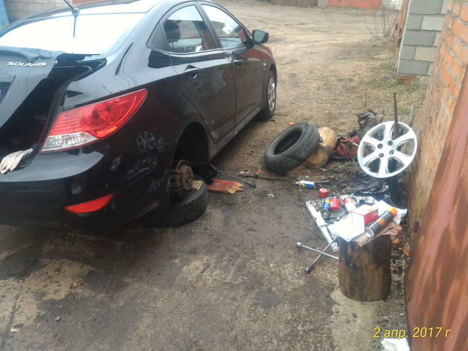 Photo from the logbook Hyundai Solaris (1G)