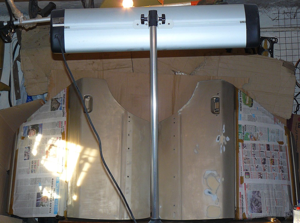 Покраска дверей при температуре за бортом -5 +5 — Ford Scorpio I, 2 л ...