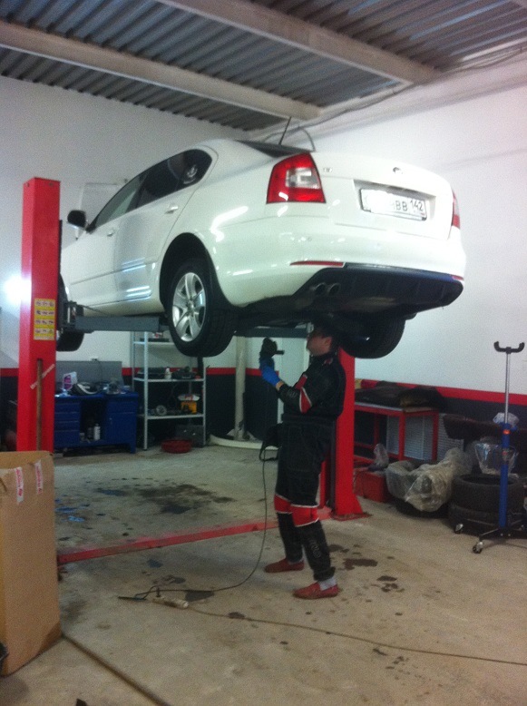 Бу-бу выхлоп или двухтрубный тихоход! — Skoda Octavia A5 Mk2, 1,8 л ...