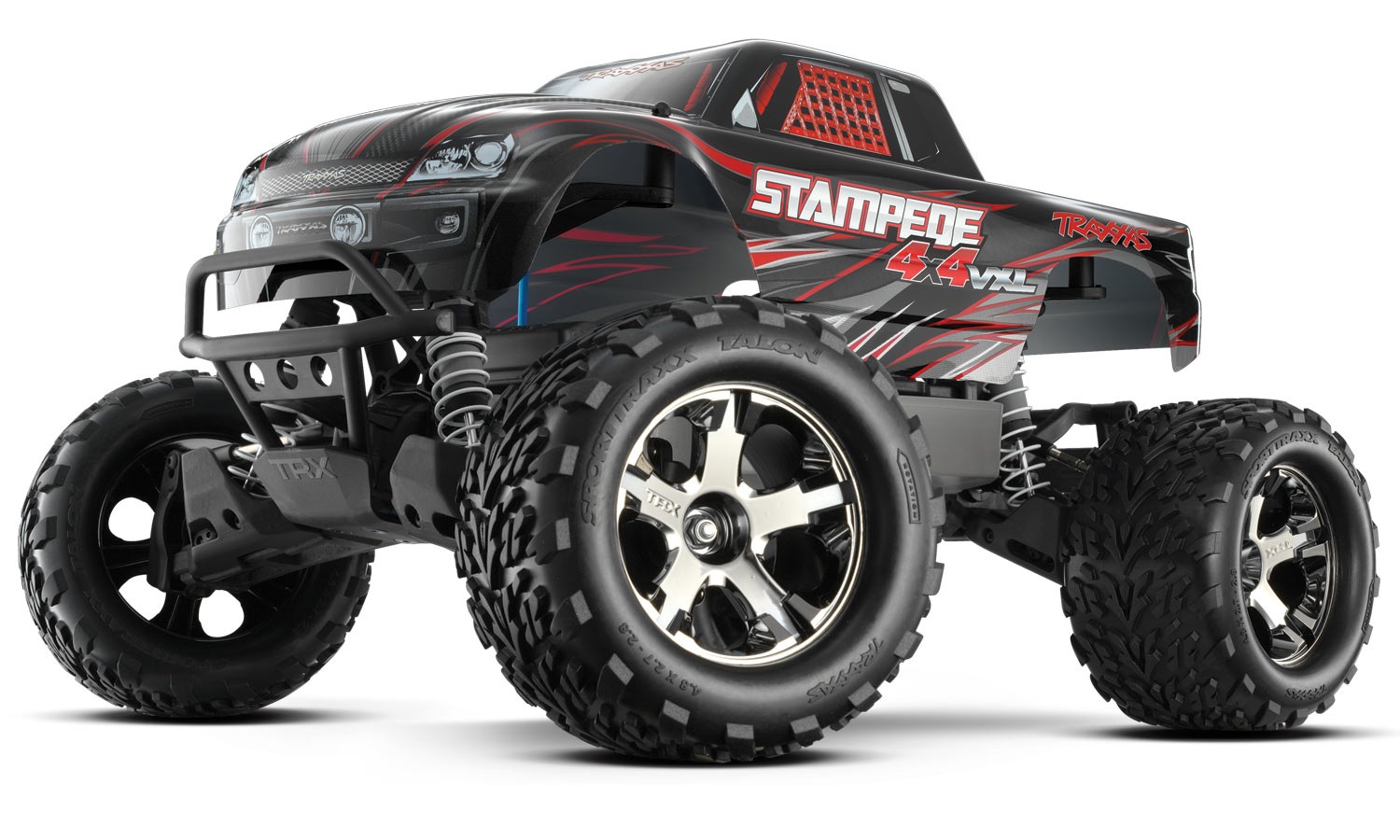 Rc машинки. Traxxas Stampede 4x4 VXL. Траксас Стампид 4х4 VXL. Traxxas Stampede 4x4 VXL Brushless. Монстр-трак Traxxas Stampede 4x4 VXL TSM (67086-3) 1:10 39.7 см.