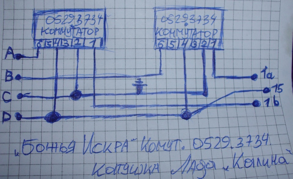 Божья искра схема