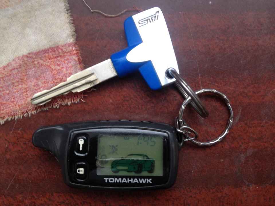 Замена корпуса брелка сигнализации — Subaru Impreza (GC, GF), 2 л, 2000 ...