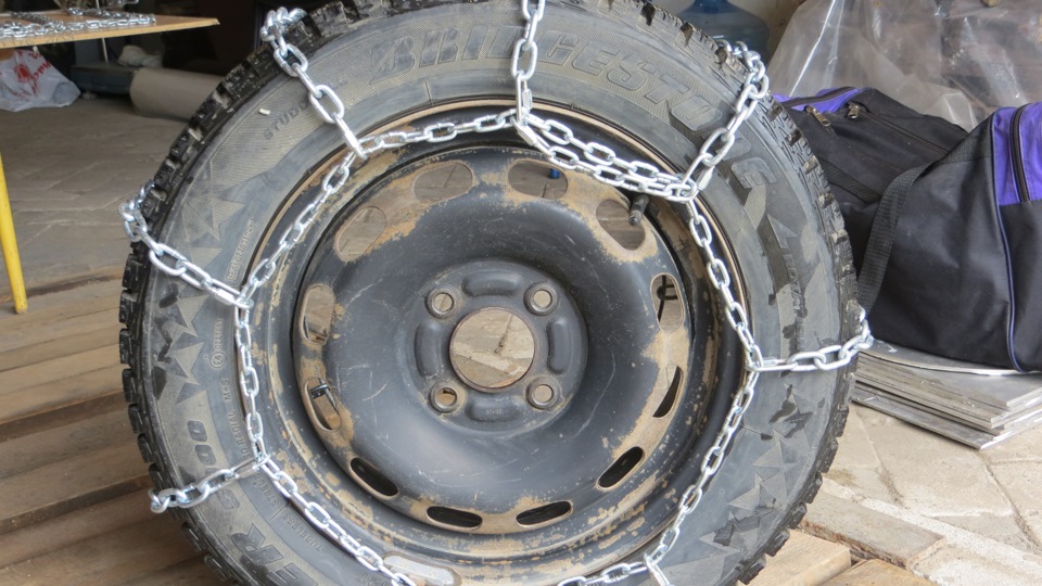 Самодельные цепи противоскольжения за час! — DRIVE2