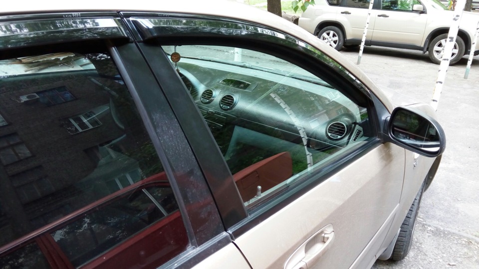 Снятие тонировки передних стекол и наклейка ветровиков — Chevrolet ...