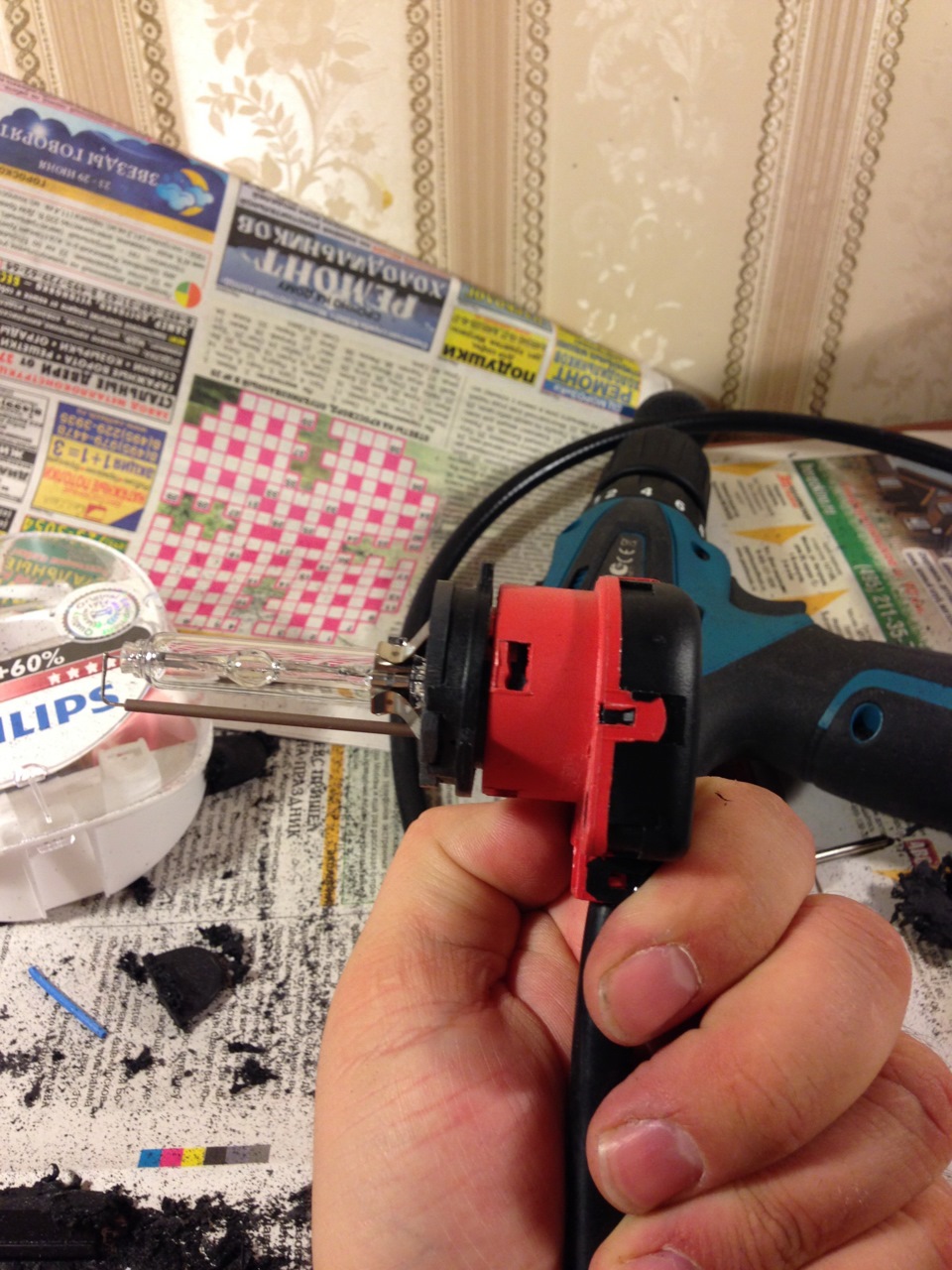 АВТОСВЕТ. KIA Ceed JD HID HeadLights Installation Ксенон. Установка ...