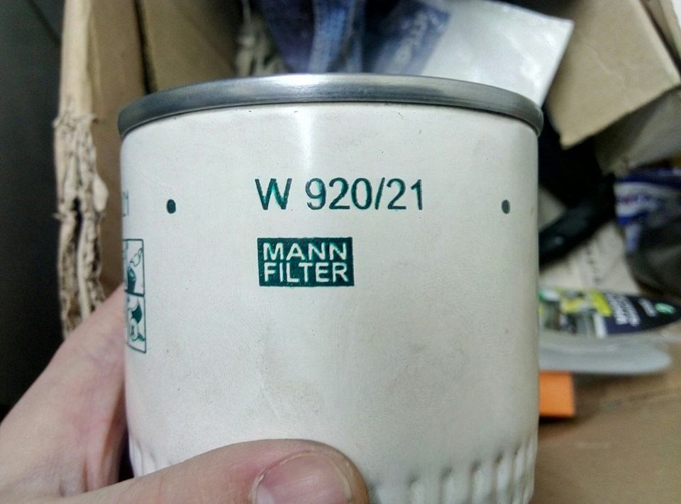 Поддельный масляный фильтр MANN — Lada 21061, 1,5 л, 1988 года | просто ...