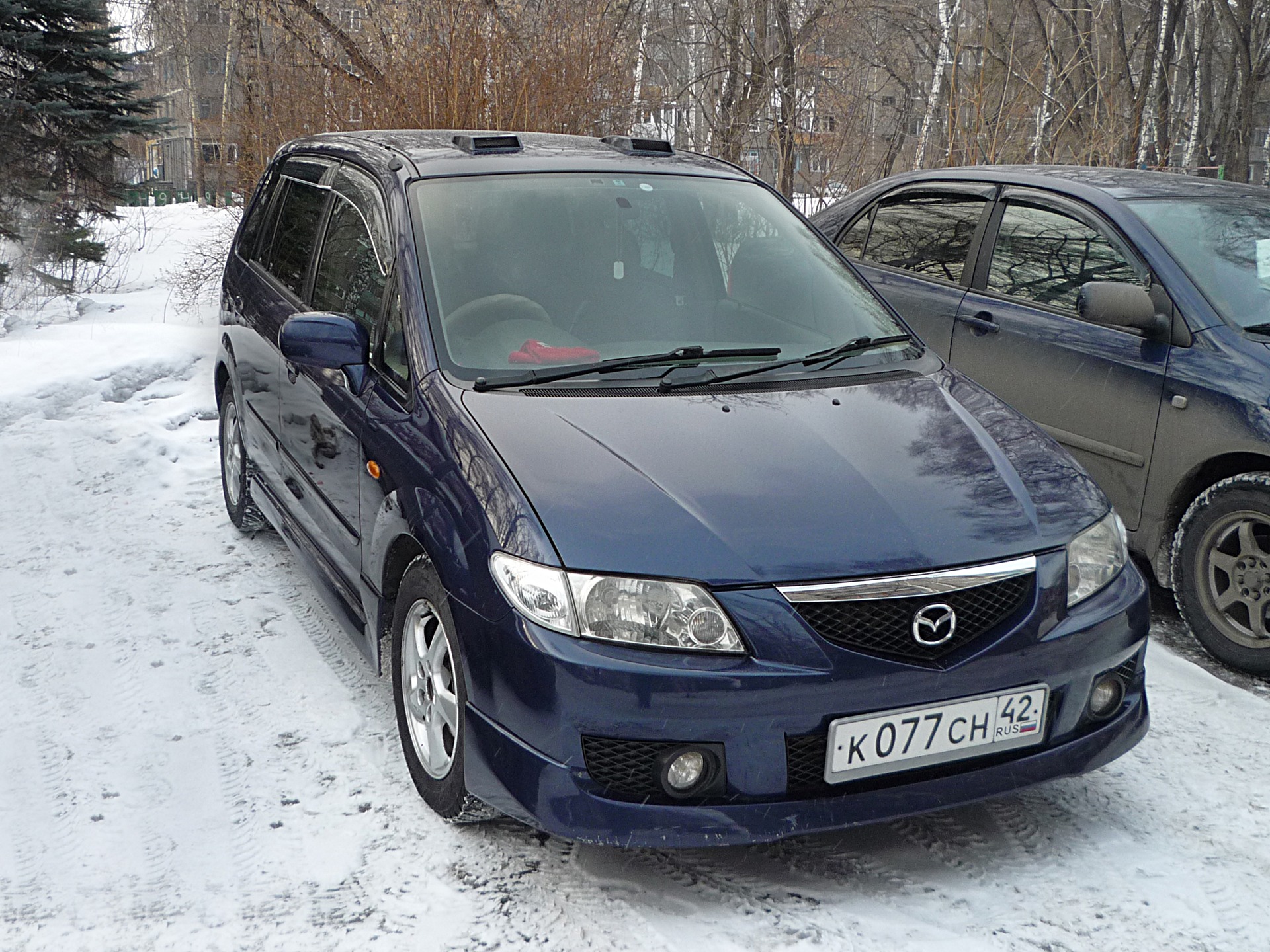 Воздухозаборники на крышу [Foto] — Mazda Premacy (1G), 1,8 л, 2001 года |  тюнинг | DRIVE2