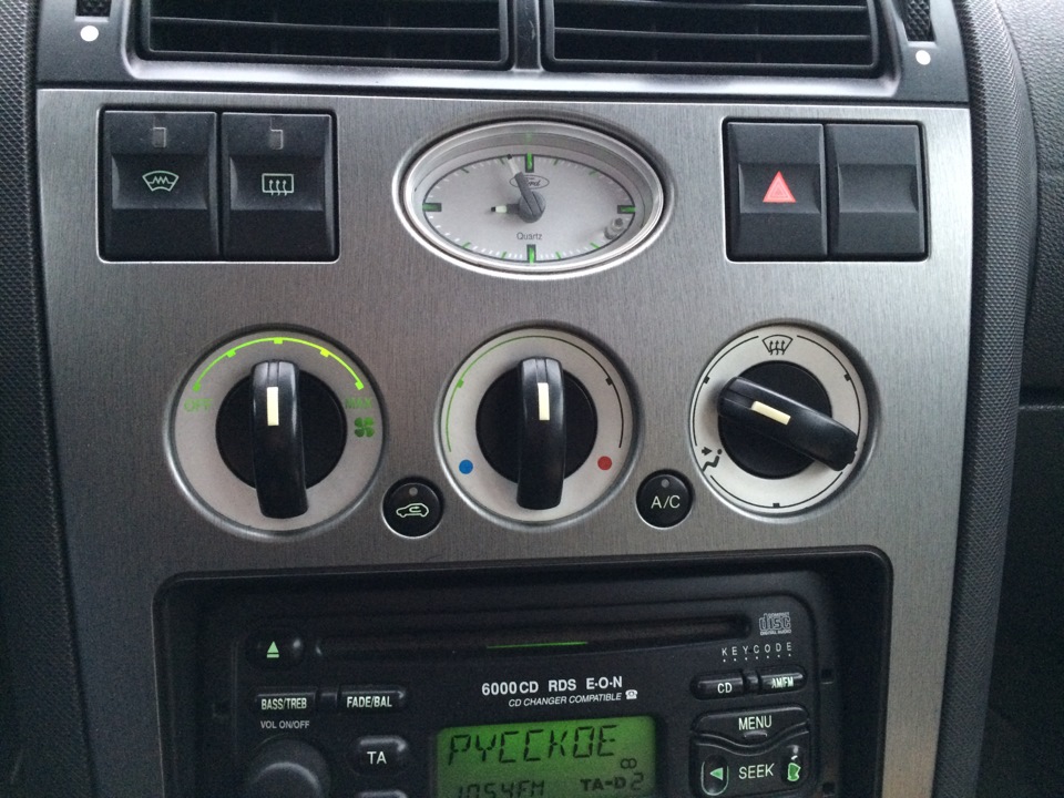 Ручки кондиционера — Ford Mondeo III, 1,8 л, 2002 года | стайлинг | DRIVE2