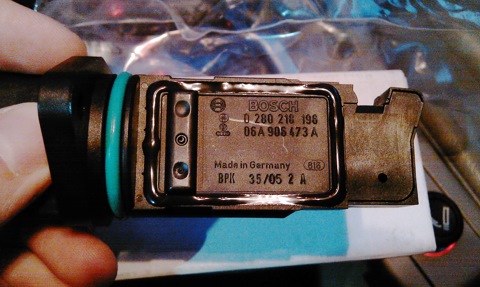 06A906473A Датчик расходомера воздуха VAG | Запчасти на DRIVE2