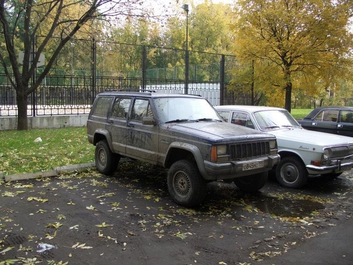 Первый, колхозный лифт — Jeep Cherokee (XJ), 4 л, 1993 года | тюнинг ...