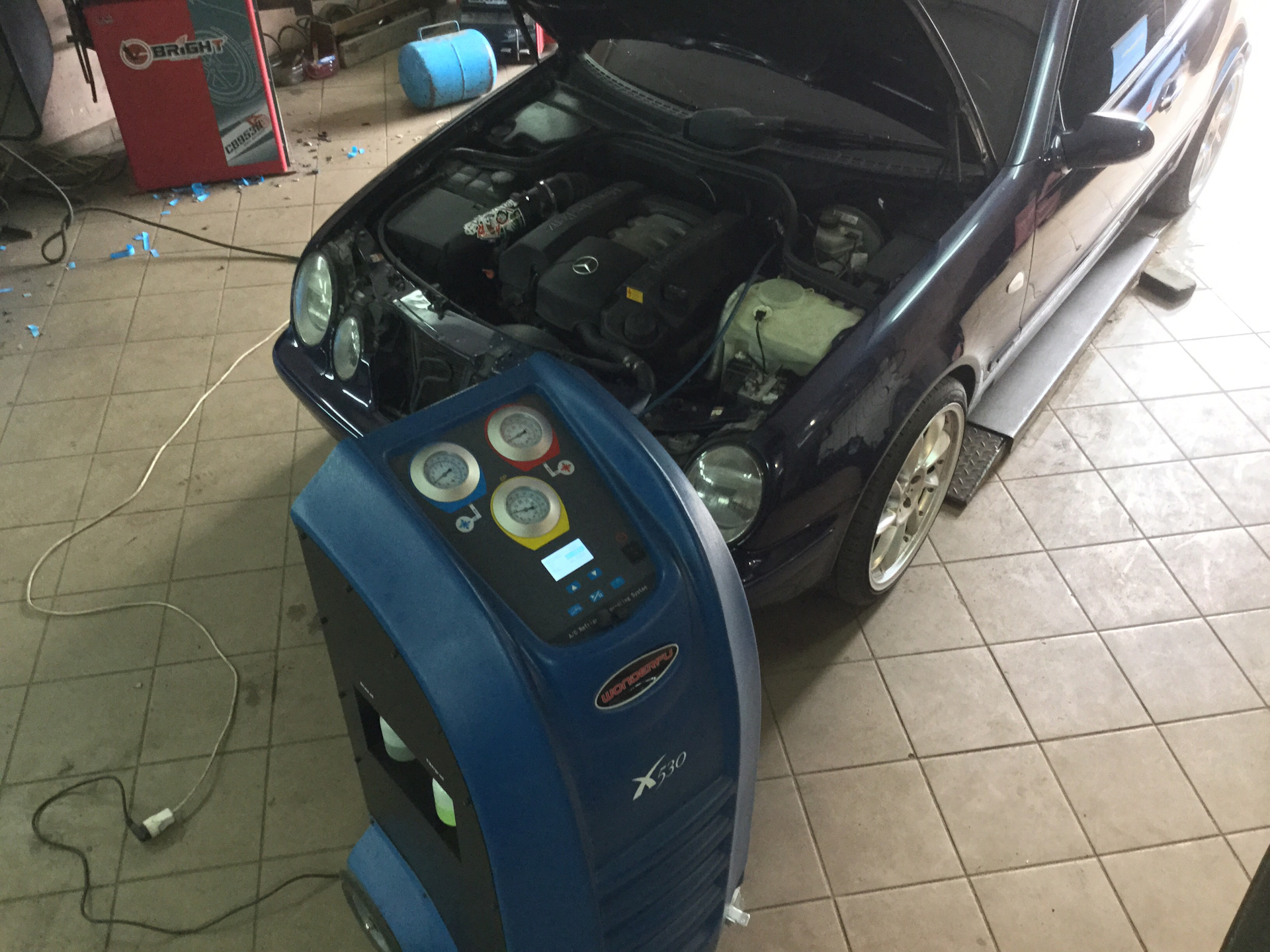 Кондиционер — Mercedes-Benz CLK (W208), 3,2 л, 1998 года | визит на ...
