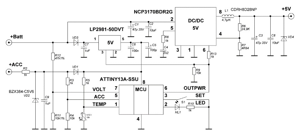 B3170v характеристики схема подключения