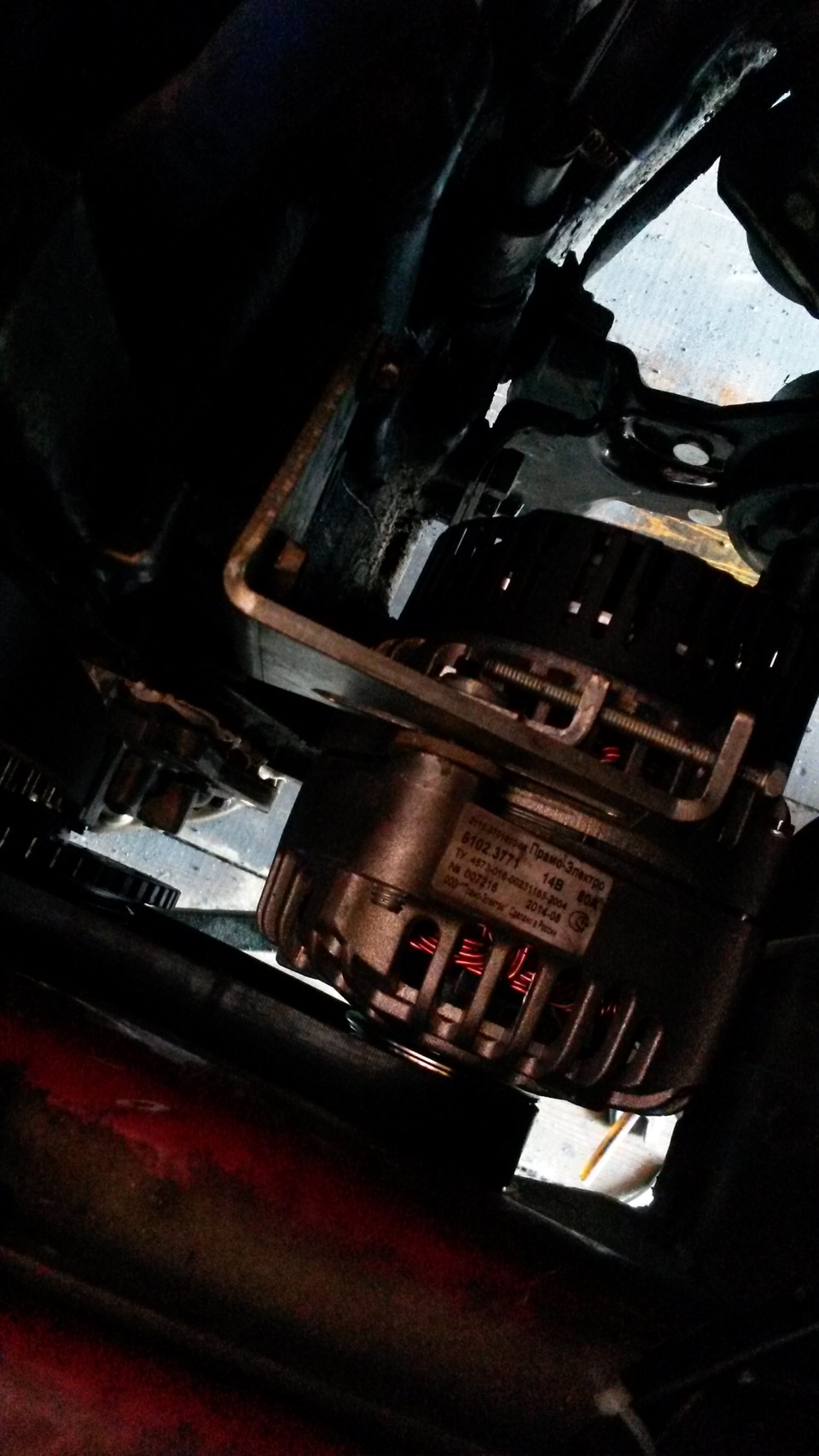 замена генератора и шкива коленвала ваз 2109 на 2112 — Lada 21093, 1,5 ...