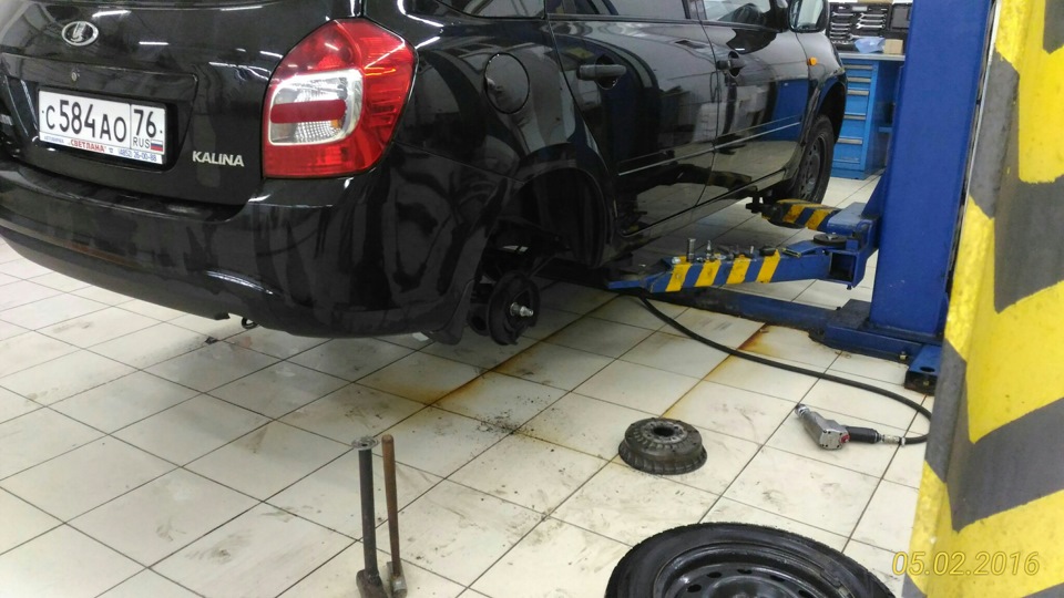 Очередной приезд к официалам — Lada Калина Универсал (2G), 1,6 л, 2014 ...