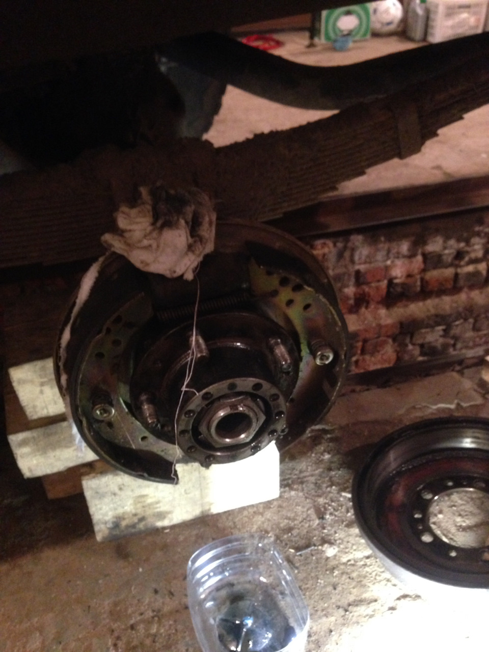 Передние тормоза: "Вождение по мукам" Часть 2. - УАЗ 31512, 2,4 л, 1997 года сво