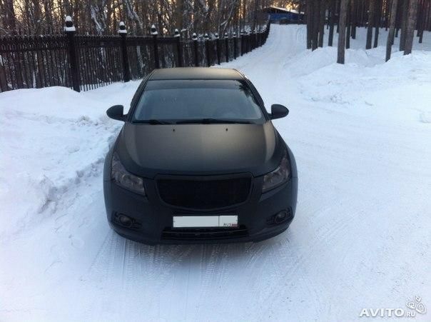 chevrolet cruze черная антихром