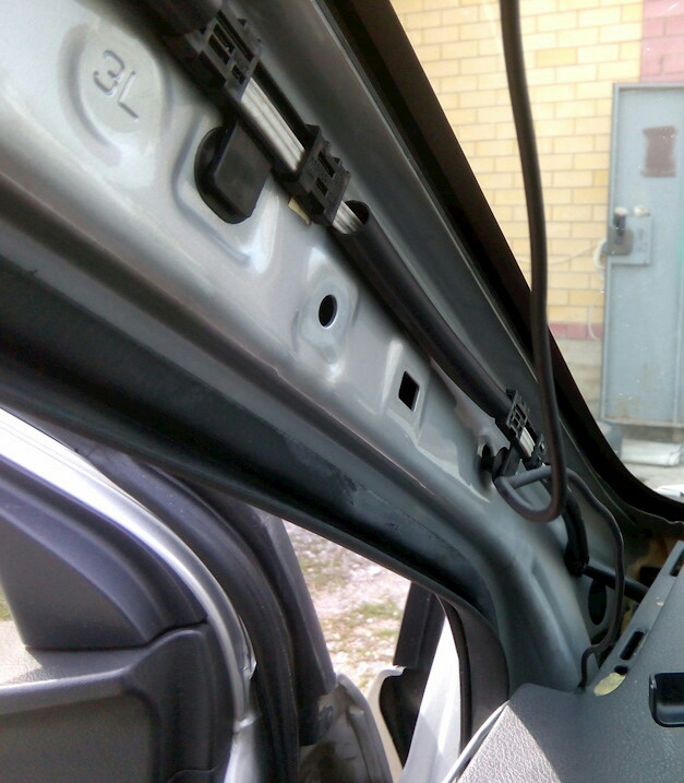 Питание к радар-детектору — Toyota Corolla (140/150), 1,4 л, 2008 года ...