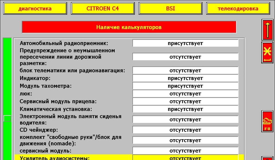 Программа для диагностики ситроен