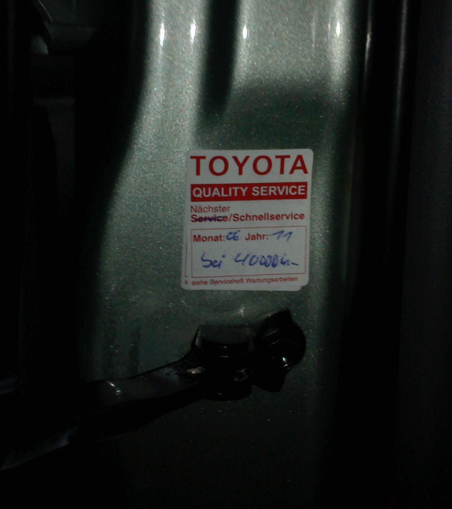 Ispektion No 2 Scheduled service 2 year of operation  - Toyota Prius 15L 2008