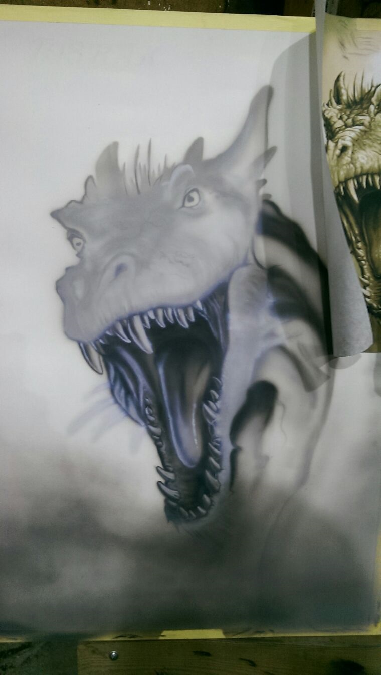 Аэрография Дракон — DRIVE2