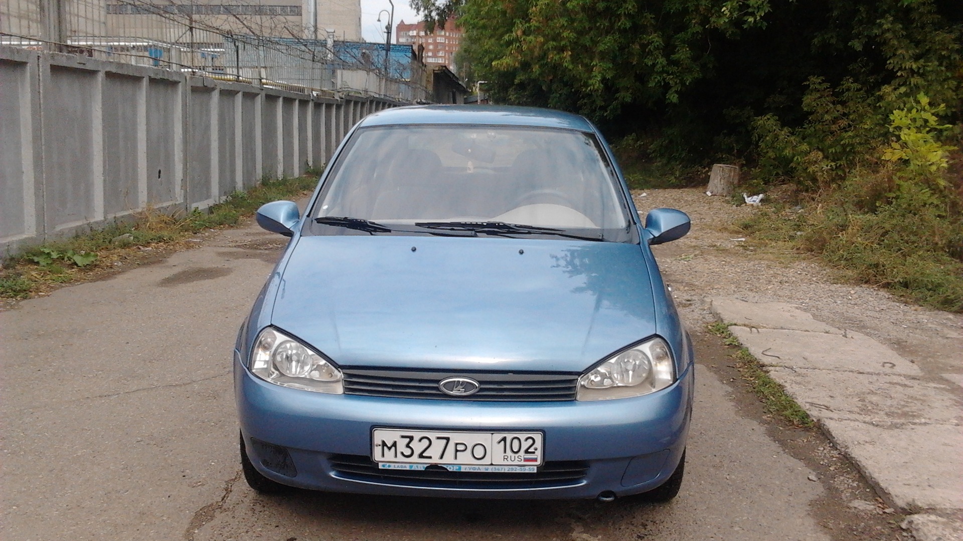 Lada Калина хэтчбек 1.6 бензиновый 2007 | Серо-синий 1.6 8 кл. на DRIVE2