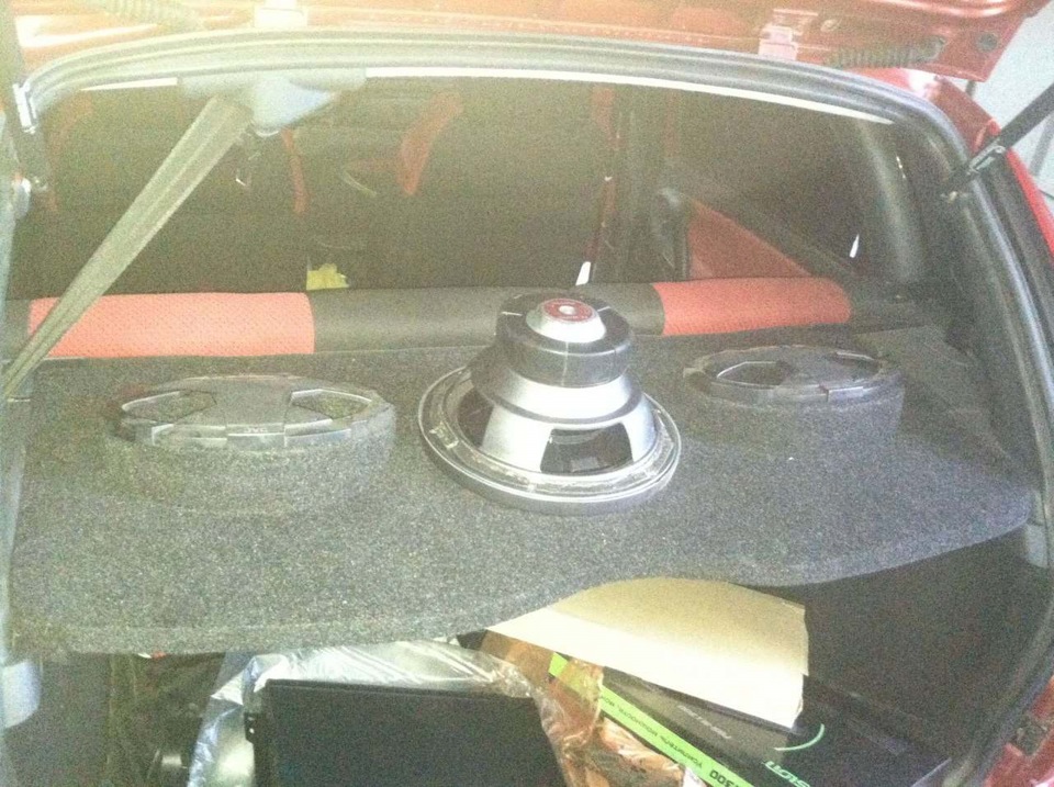 Задняя полка — Lada Калина Спорт (1G), 1,4 л, 2010 года | автозвук | DRIVE2