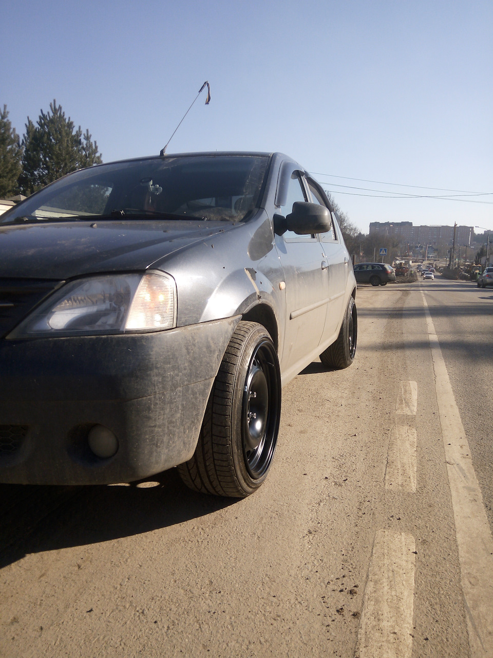 Разварки на машине. — Renault Logan (1G), 1,6 л, 2008 года | колёсные диски  | DRIVE2