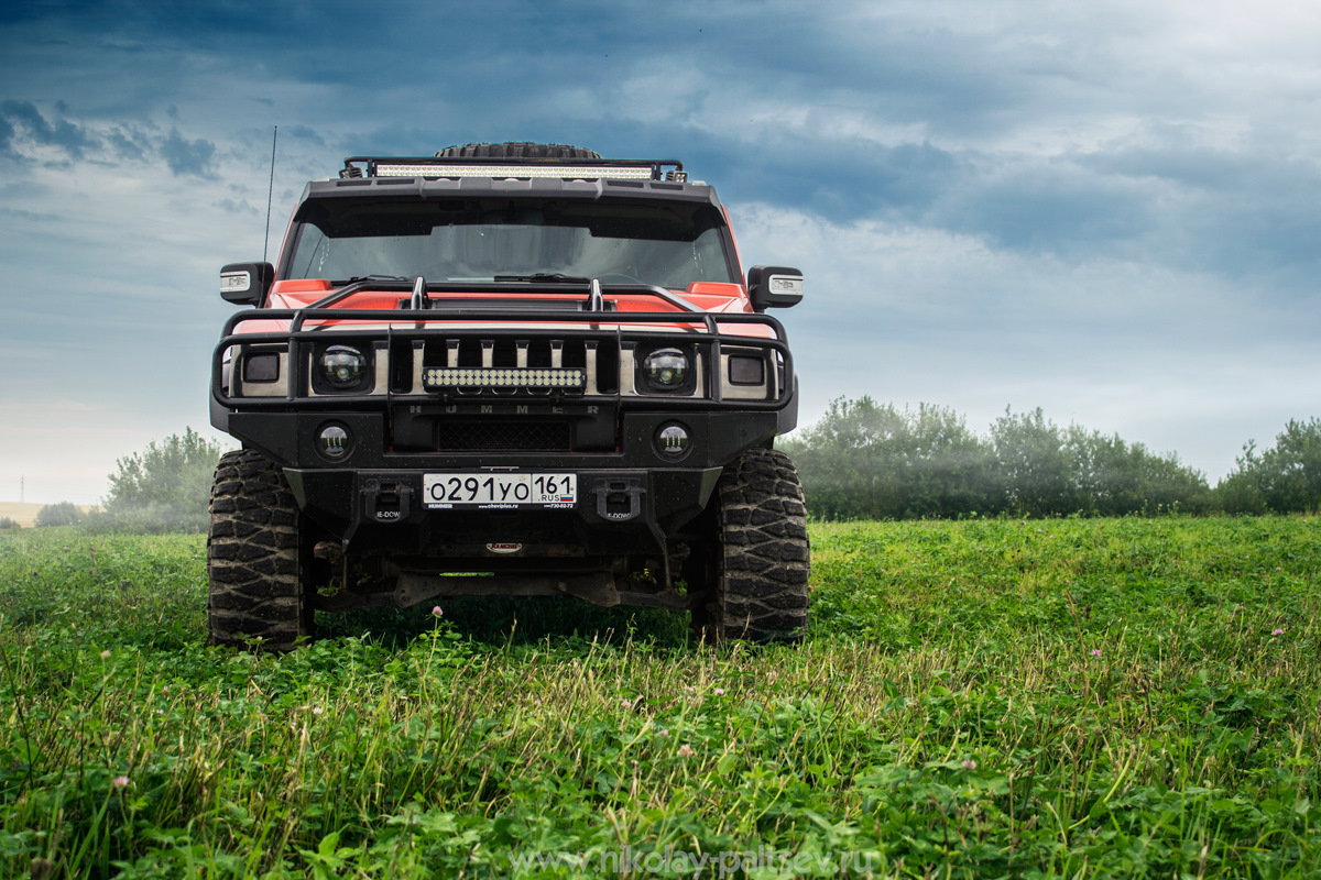 Hummer h3 на гусеницах