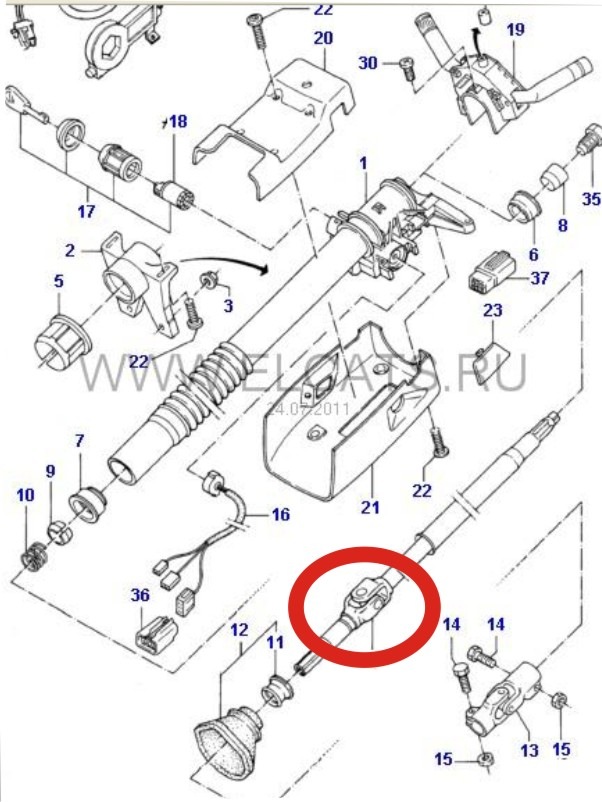 Рулевая рейка форд фокус 3 схема