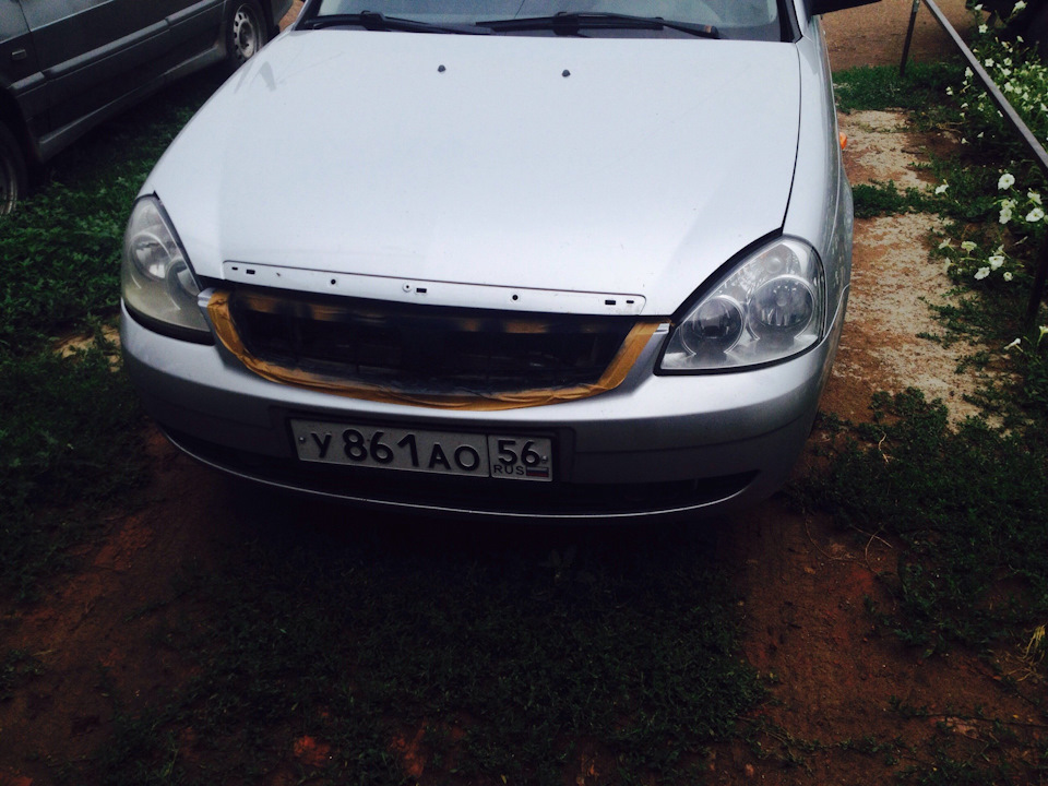 Доп.масса на кузов, покраска решетки радиатора и сабля в цвет — Lada ...