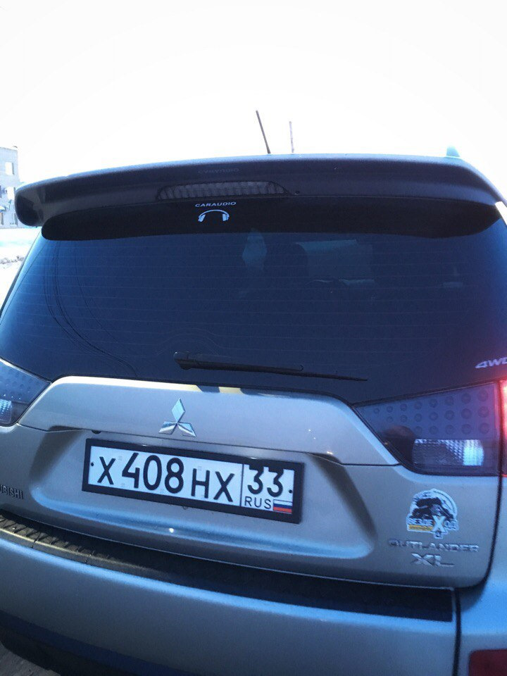 Большой спойлер — Mitsubishi Outlander XL, 2,4 л, 2008 года | тюнинг ...